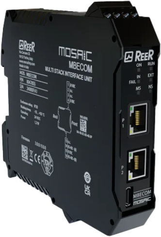 MBECOM | EtherCAT, Ethernet IP, ModBus TCP, PROFINET communication module