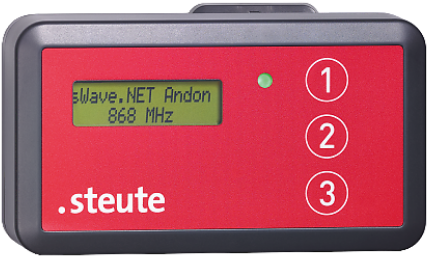 RF MAKD 3F SW868-NET | Wireless Andon Button