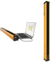 SMPO 1054 | Muting lightcurtain, resolution 40 mm, protective height 1060 mm, status lamp