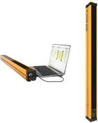 SMPO 301 | Muting lightcurtain, resolution 14 mm, protective height 310 mm, status lamp