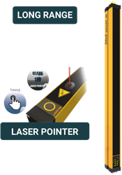SO 2B LR ILP | Safety lightcurtain Safegate, 2 beams, protective height 510 mm, status lamp