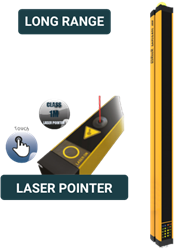 SO 4B LR | Safety lightcurtain Safegate, 4 beams, protective height 910 mm, status lamp