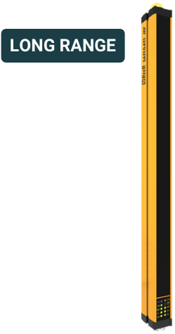 S 3B LR ILP | Safety lightcurtain Safegate, 3 beams, protective height 810 mm
