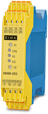 Dina DNSR 2R2 | Safety relay, time delay - 33SR15
