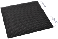 SM 8/BK | Safety mat with structured surface (1000 x 1000 mm)