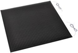 SM 8/BK | Safety mat with structured surface (1000 x 1000 mm)