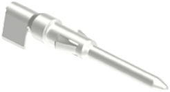 SDMA 2.5R | Male contact, 2,5mm, stamped, Crimp, 10A, for 500 cycles