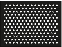ZCP500-13x15 | Calibration plate 13 x 15 points, 500 x 379,2mm