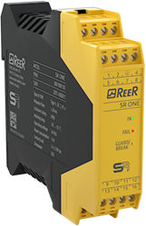 SR ONE | Safety relay cat. 4 for EOS2 A, EOS4 A, Admiral AD/AX BK, Vision V and Magnus RFID