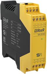 SR ZERO | Safety relay Cat. 4 with 2 NO + 1 NC contacts and EDM