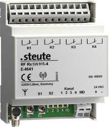 Wireless receiver RF Rx SW915 4W 24 VAC/DC | Radio reciever