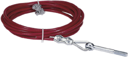 Pull-wire set with 30 meter wire rope | Wire rope set, 30 m cable