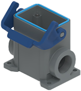 TAPH 06 L32 | Surface Mounting Housing, High, Size 44.27, T-Type H, 1 Lever, 1xM32 side