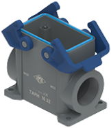 TAPH 10.25 | Surface Mounting Housing, High, Size 57.27, T-Type H, 2 Levers, 1xM25 side