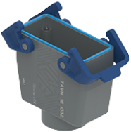 TAVH 16 G40 | Coupling Housing, High, Size 77.27, T-Type H, 2 Levers, 1xM40 Top