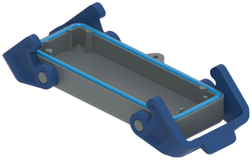 THCC 24 G | Protection Cover, Size 104.27, T-Type C, 2 Levers