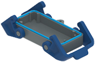 THCH 16 G | Protection Cover, Size 77.27, T-Type H, 2 Levers