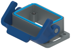 THIC 06 L | Bulkhead Mounting Housing, Size 44.27, T-Type C, 1 Lever