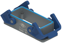THIH 16 | Bulkhead Mounting Housing, Size 77.27, T-Type H, 2 Levers