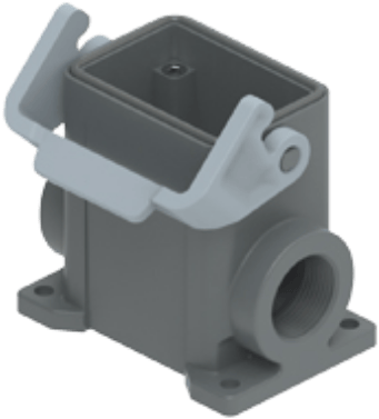 TMAP 06L32B | Bulkhead Mounting Housing, High, 44.27, T-Type Plastic, 1 lever, 1xM32 side, PE-Jumper