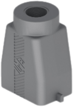 TMAV 06L32B | Hood, High, 44.27, T-Type Plastic, 2 pegs, 1xM32 straight, PE-Jumper