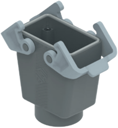 TMAV 10 G25 | Coupling Housing, High, Size 57.27, T-Type, 2 Levers, 1xM25 Top 