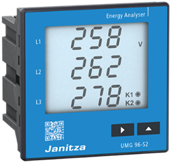 UMG 96-S2 (Uh 90..265Vac/90..250Vdc) | Universal measuring device