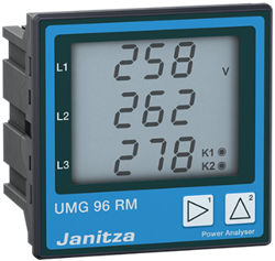 UMG 96RM (Uh 90...277Vac/90...250Vdc) (fortop) | Universal energy meter with communication