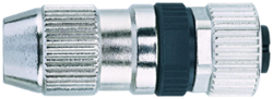 WAKC4S | M12 connector, 4p, female 0°, insulation displacement contact