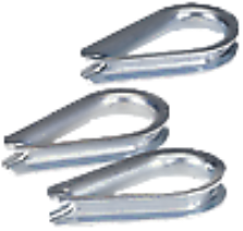 Wire thimble 3mm stainless steel | Wire thimble